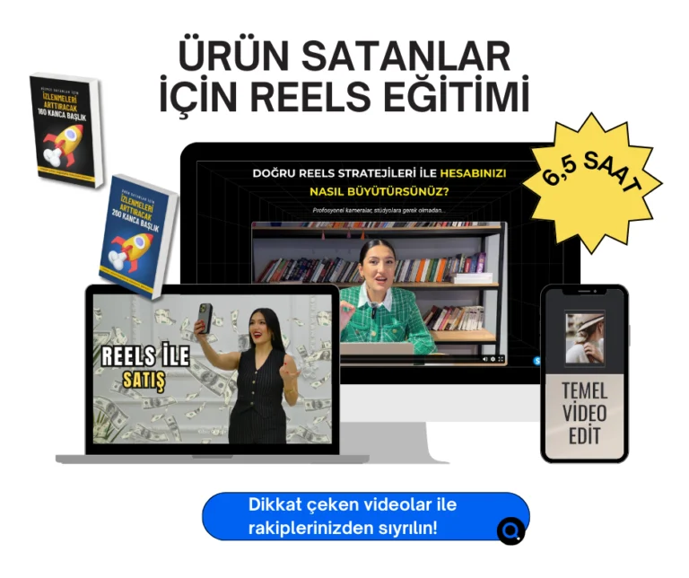 Ürün Satanlar için Reels Eğitimi eğitiminin kapağı