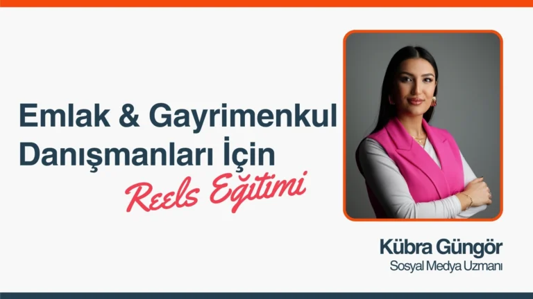 Emlak Danışmanları için Reels Eğitimi eğitiminin kapağı