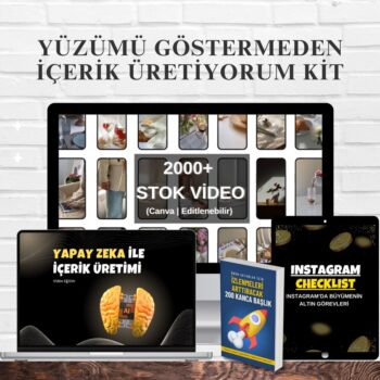 Yüzünü Göstermeden İçerik Üret - Kit